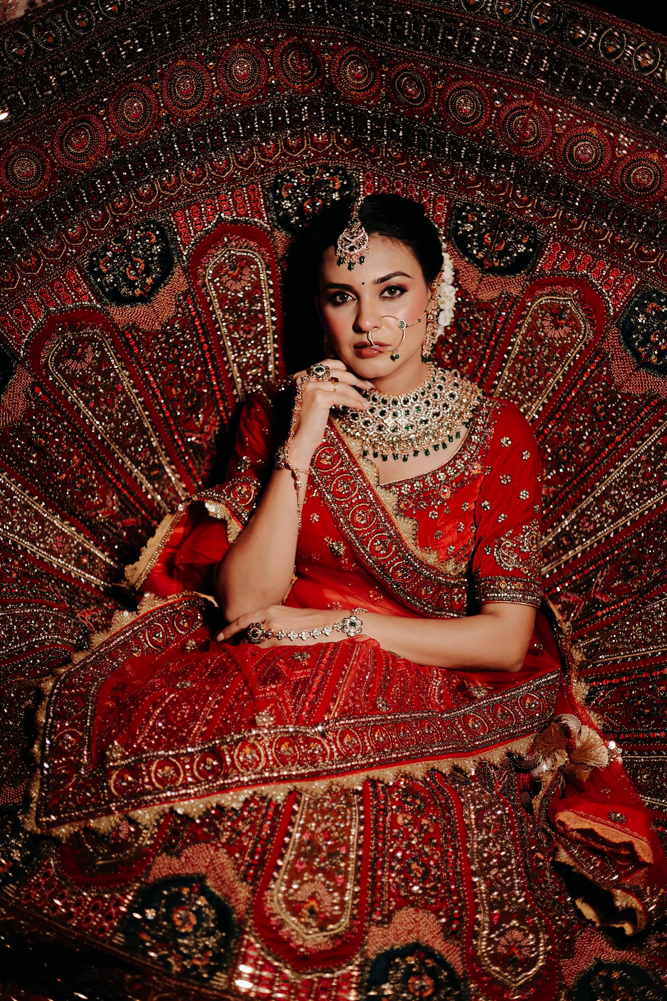 Velvet Harmony Lehenga