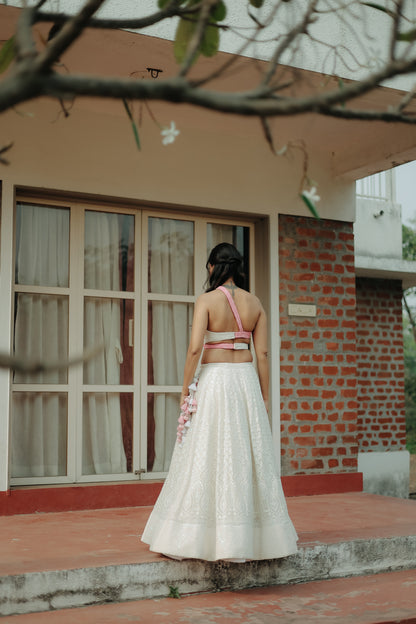 Blouse With Asymmetric Design (Two color)