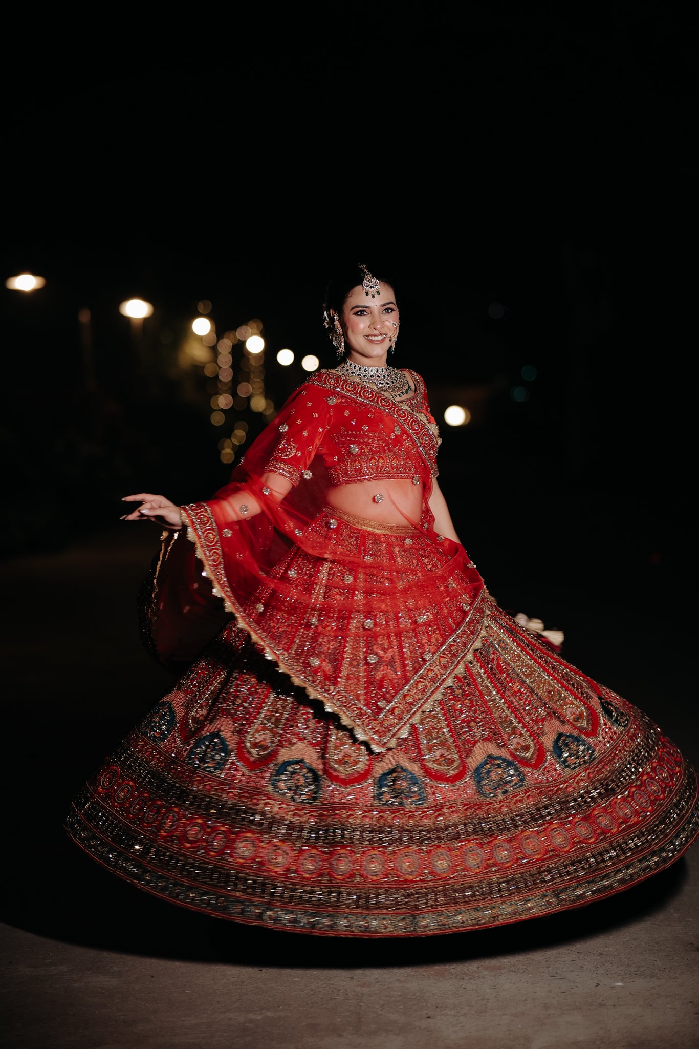 Velvet Harmony Lehenga