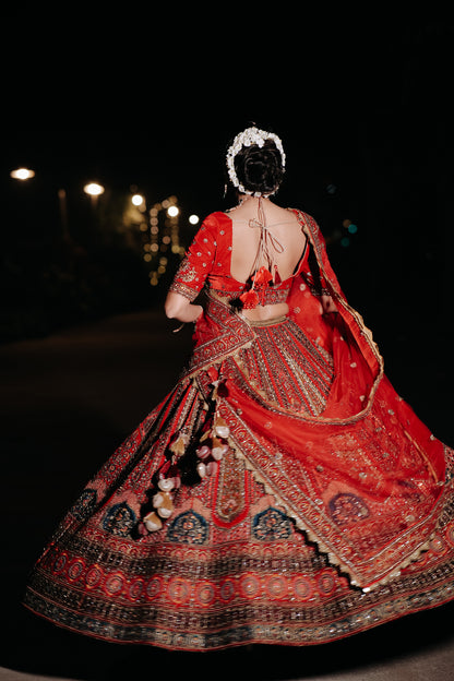 Velvet Harmony Lehenga