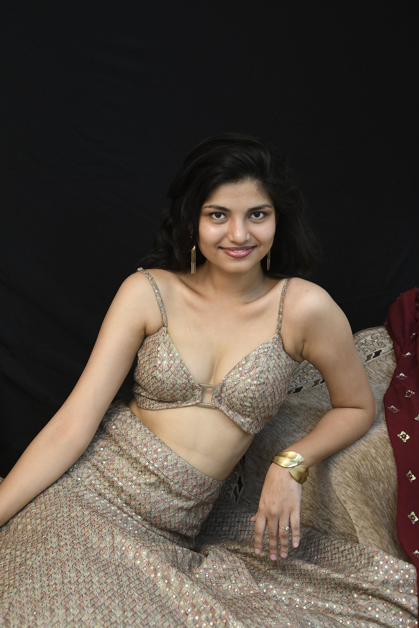 Chanderi Glow Lehenga