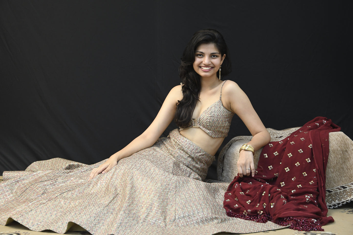 Chanderi Glow Lehenga