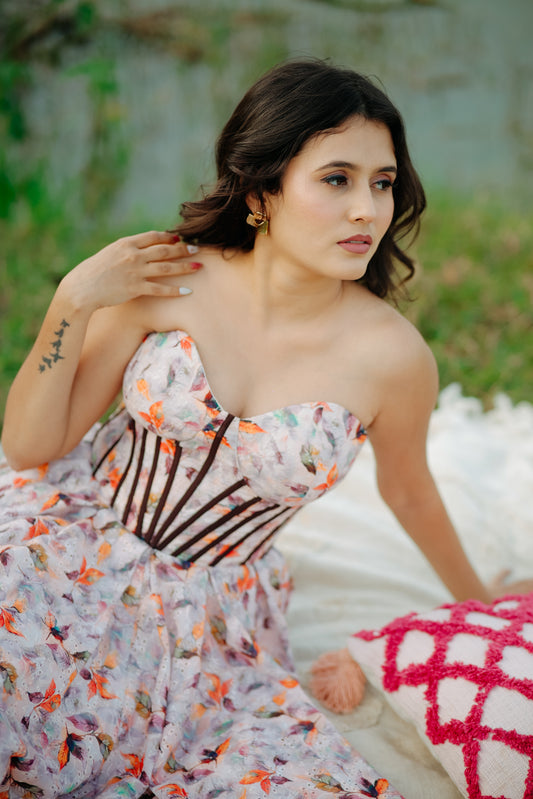 Hakoba Multi Color Frock