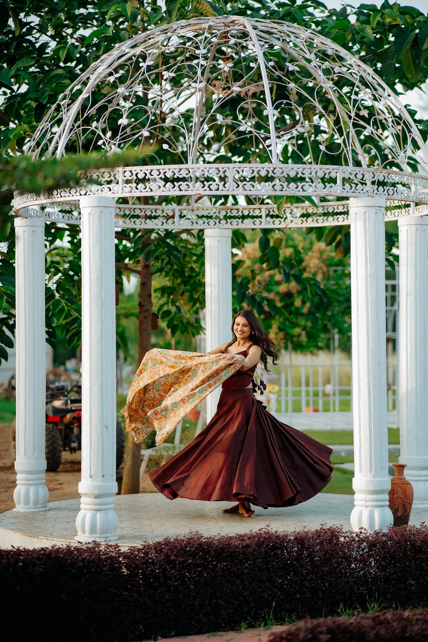 Dark Wine Color Chaniya Choli